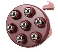 TOPPERFUN Masajeador de Rodillo para Cuello y Pies Bolas de Masaje Manual, Diseñado para Relajación Muscular y Uso en Fisioterapia y Ejercicios Físicos