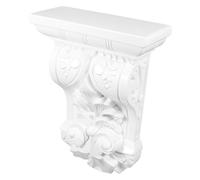 TOPPERFUN Ménsula Decorativa Europea Adhesiva, Soporte Tallado para Moldura y Decoración del Hogar, Diseño Compacto y Versátil para Puertas, Paredes y Ornamentos Interiores