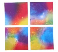 TOPPERFUN Papel De Origami Cuadrado De 9,5 Cm Para Manualidades Infantiles 400 Hojas De Colores Brillantes Dobles Cara, Adecuado Para Jardín De Infantes, Proyectos Artísticos y Decoración Creativa