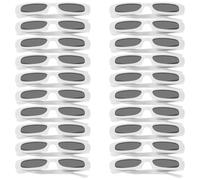 TOPPERFUN Paquete de 20 Gafas de Sol Unisex Blancas y Grises Diseño Moderno y Minimalista Protección UV para Adulto Ideales para Eventos Viajes y Uso Diario al Aire Libre