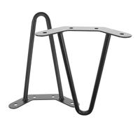 TOPPERFUN Patas de Mesa Horquilla de Hierro 2 Piezas 200 Mm Patas Metálicas para Muebles Repuesto para Escritorio, Mesa Auxiliar y Comedor Uso DIY