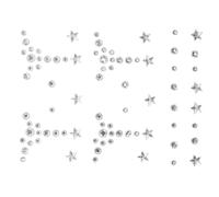 TOPPERFUN Pegatinas de Gemas Faciales Autoadhesivas para Rostro y Ojos, Calcomanías de Joyas para Maquillaje de Festival, Diseño de Lágrimas Perlas y Cristales Brillantes, Ideales