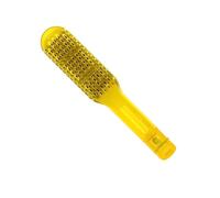 TOPPERFUN Peine Alisador para Mujer 1 Unidad Tamaño Grande Resistente a Altas Temperaturas Peine de Cerdas Naturales Anti-frizz Cuidado Diario Cabello Liso y Rizado Color Amarillo