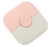 TOPPERFUN Peine Cortador de Pelo Protección Anticortes y Recortadora Portátil, Herramienta Cabello para Uso Familiar y Estilizar Flequillo, Color Rosa