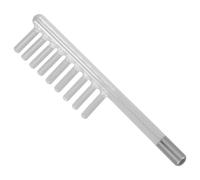 TOPPERFUN Peine de electrodo de vidrio para dispositivo facial y cuero cabelludo, accesorio multifuncional para terapia en casa y viaje, favorece elasticidad cutánea y reducción de arrugas
