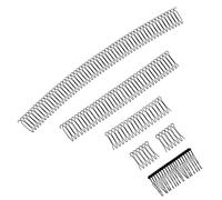 TOPPERFUN Peine Fijador para Acabado de Cabello Fragmentado 5 Piezas Tamaño Mediano Soporte Invisible para Mujer y Niña Uso Diario Accesorios para Peinado