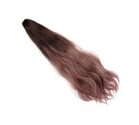 TOPPERFUN Peluca de Color Degradado Larga para Niña Peluca de Coleta Postiza Ondulada Natural para Fiesta