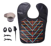 TOPPERFUN Peluquería Profesional para Teñir Cabello Kit de Herramientas Duraderas de Plástico para Uso Doméstico y Salón Práctico y Portátil para Teñido sin Desorden