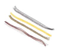 TOPPERFUN Pestañas Postizas para Muñecas DIY 0.6 Cm Negras, Marrones, Color Té y Doradas, 20 Piezas Accesorios para Manualidades Infantiles, Material Seguro y Ecológico