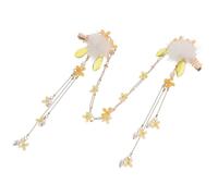 TOPPERFUN Pinza Pelo Hanfu Estilo Chino Adorno Frontal de Aleación, Ligera y Cómoda, Adecuado para Actuaciones y Eventos Elegantes