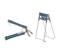 TOPPERFUN Pinzas de Plástico Antideslizantes y Anti-Escaldaduras para Cocina Juego 2 Piezas Clip para Tazón y Clip para Plato Color Azul Oscuro Accesorio Práctico para Uso Doméstico y