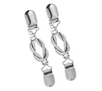 TOPPERFUN Pinzas para Cárdigan para Añadir Estilo y Sofisticación a Tu Ropa de Aleación en Plata Vintage 2 Piezas Elegantes y Exquisitas