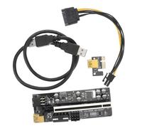 TOPPERFUN Placa Adaptadora De Cable De Extensión para Tarjeta Gráfica Extensor Pci-e Capacitores para Montaje Pc Adaptador De Tarjeta Pci-e para Computadora
