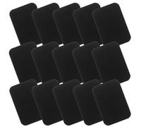 TOPPERFUN Placas Adhesivas Magnéticas Negras Autoadhesivas 30 Unidades 45x65 Mm para Soporte Magnético Teléfono Coche Accesorio Base de Metal para Móvil