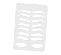 TOPPERFUN Plantilla para Cejas Acrílica 1 Unidad Práctica Molde para Dibujar Cejas Herramienta de Maquillaje para Uso Profesional y Práctica en Superficie Plana