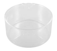 TOPPERFUN Plato de Evaporación Cristalizador de Vidrio, Plato de Cristalización de Vidrio, Redondo, 250ml, para Química y Disciplinas Científicas
