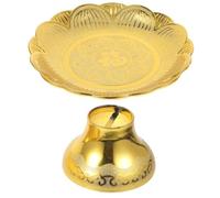 TOPPERFUN Plato de Frutas con Diseño Bandeja de Ofrenda para Tributo Budista para Decoración Hogar y Sacrificios