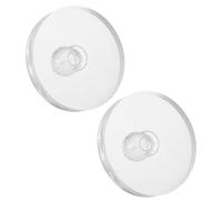 TOPPERFUN Prensa para Sombras de Ojos de Plástico Transparente 224 2 Unidades Sello Restaurador Multifuncional para Maquillaje Polvo Colorete y Cejas Herramienta Portátil para Uso