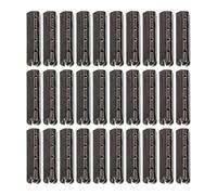 TOPPERFUN Puntas Metálicas para Cordones de Zapatos 200 Piezas Cabezal Negro para Extremos de Cordones Repuesto Resistente para Botas Zapatillas y Sudaderas Prevención de Deshilachado