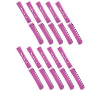 TOPPERFUN Rodillos Cabello Tapa 20 Piezas, Rizadores Autosujetables de Plástico Abs, Tamaño 1.9 Cm, Color Púrpura, Accesorios para Peluquería y Peinado Profesional en Casa