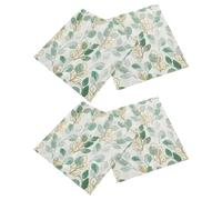 TOPPERFUN Servilletas De Cena Con Estampado Verde 60 Hojas Desechables Decorativas Para Fiestas Baños Baby Showers Y Eventos Paquete De 3