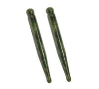 TOPPERFUN Set de 2 Herramientas de Masaje de Jade para Aliviar la Fatiga Ocular, Ideales para Uso en Casa y Cuidado Facial Profundo