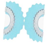 TOPPERFUN Silbatos Para Pájaros De Metal, Color Azul, Juego De 2 Piezas, Silbato Sonido De Pájaros Para Practicar y Llamador, Portátil Para Entrenamiento y Diversión Al Aire Libre