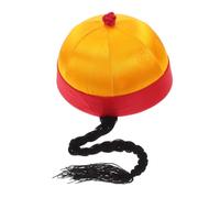 TOPPERFUN Sombrero Para Cosplay Con Trenzas Accesorio De Fiesta De Antiguo Para Representaciones Culturales y Disfraces De Emperadores y Príncipes