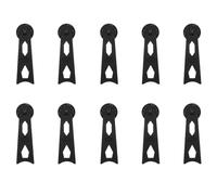 TOPPERFUN Soporte Giratorio Pequeño de Plástico para Marcos de Fotos Pedestal Sencillo y Compacto Accesorio Funcional para Exhibición y Organización Sala Oficina o Estudio