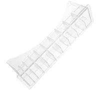 TOPPERFUN Soporte para Cortadora de Cabello 10 Rejillas, Estuche Organizador de Plástico para Peines, Caja de Almacenamiento para Herramientas de Peluquería, Uso Profesional y Doméstico