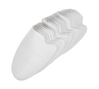 TOPPERFUN Soportes de Papel para Zapatos Deportivos Vestir Blancos, Pack de 20 Pares, Moldeadores Resistentes y Transpirables para Uso Diario y Después del Ejercicio