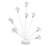 TOPPERFUN Sujetafotos Metálico Múltiples Cabezales Soporte para Clips de Fotos y Notas Adorno de Mesa Decorativo para Oficina y Hogar Clip Fotográfico Resistente y Versátil