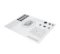 TOPPERFUN Tapete de Silicona Superficie Lisa y Flexible para Práctica de Uñas Acrílicas Herramienta de Aprendizaje Adecuada para Aplicación y Profesional