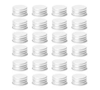 TOPPERFUN Tapones de Aluminio para Botellas Transparentes 18X13 MM 100 Piezas Tapas de Rosca Herméticas Resistentes a Fugas Sellado Seguro para Envases de Líquidos y Minibotellas