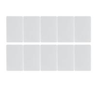 TOPPERFUN Tarjetas de Limpieza para Lectores de Tarjetas Material PVC Blanco, Paquete de 10 Piezas, Diseñadas para Mantenimiento Confiable en Entornos Hoteleros y Financieros