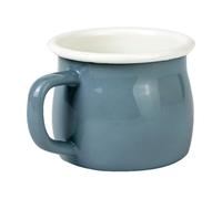 TOPPERFUN Taza de Café Esmaltada Multipropósito de Estilo Retro y Material de Esmalte, Adecuado para Uso en Casa U Oficina Diseño Práctico y Simple