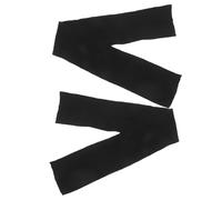 TOPPERFUN Tela de Algodón Negro Elástica Costuras Planas 2 Piezas y Tejido Ajustado y Reemplazo de Cuello para Ribete de Cuello de Sudadera para Proyectos de Ropa Diaria