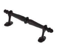 TOPPERFUN Tirador de Puerta de Jardín de Hierro Fundido Sólido, Estilo Vintage Europeo, Tirador Decorativo para Puertas Exteriores de Madera y Cobertizos, Manija Ergonómica para Herrajes