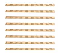 TOPPERFUN Tiras de Filete Decorativas para Guitarra Acústica y Clásica, 8 Piezas, Madera Duradera para Encuadernación E Incrustaciones, Accesorio Práctico para Protección de Bordes, Uso DIY