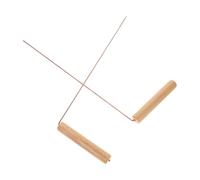 TOPPERFUN Varilla de de Cobre Resistente para Adivinación y Detección de Agua 2 Piezas Herramienta de Radiestesia Flexible para Exploración y Caza de