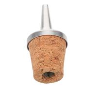 TOPPERFUN Vertedor de Botellas con Base de Corcho y Madera, Accesorio para Vino Que Reduce Desperdicios y Facilita Mezclar y Servir en Bares y Hogares