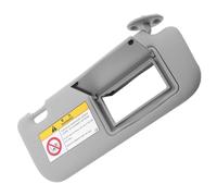 TOPPERFUN Visera Solar para Automóvil Visera del Coche Gris Espejo De Lateral Derecha Reemplazo De Solar para Pasajero con Espejo Maquillaje Coche