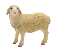 Toppers -62320 Bullyland 62320-Figura de Juego, Oveja, Aprox. 7,5 cm Altura, Figura Pintada a Mano, sin PVC, para Que los niños jueguen con la imaginación, Color Crema, único (Bullyworld 62320)