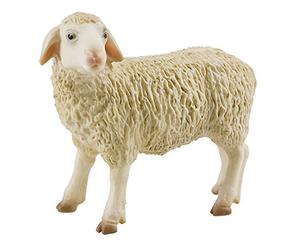 Toppers -62320 Bullyland 62320-Figura de Juego, Oveja, Aprox. 7,5 cm Altura, Figura Pintada a Mano, sin PVC, para Que los niños jueguen con la imaginación, Color Crema, único (Bullyworld 62320)