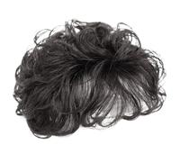 Toppers de cabello para mujeres, topper de cabello rizado corto de 5.1 pulgadas, clip sintético en toppers de pelucas naturales, pieza de cabello de corona superior para mujeres adelgazando el cabell