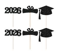 Toppers de graduación: ramo y pasteles | 2026 Graduation Decoration Picks For Bouquets & Cakes, Centerpiece Fillers For Party Tables, Food Displays, School Events & Celebrations