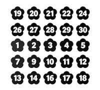 Toppers De Lápices Infantiles Set 1-30 Etiquetas Reutilizables Para