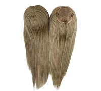 Toppers for mujerCabello humano real, base mono for cabellos adelgazantes, ligero y transpirable, agrega volumen y se puede rizar Suave y Natural(P9-613,3''x5''16 inch)