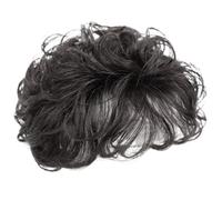 Toppers para el cabello para mujeres Topper de cabello sintético rizado con flequillo 5.1 '' Toppers transpirables Piezas para el cabello Fluffy en toppers de peluca natural para adelgazamiento de ca