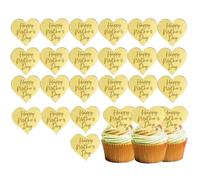 Toppers reutilizables de cupcake acrílico Happy Mother s Day decoración pastel resistente ecológica para fiestas y postres del Día la Madre